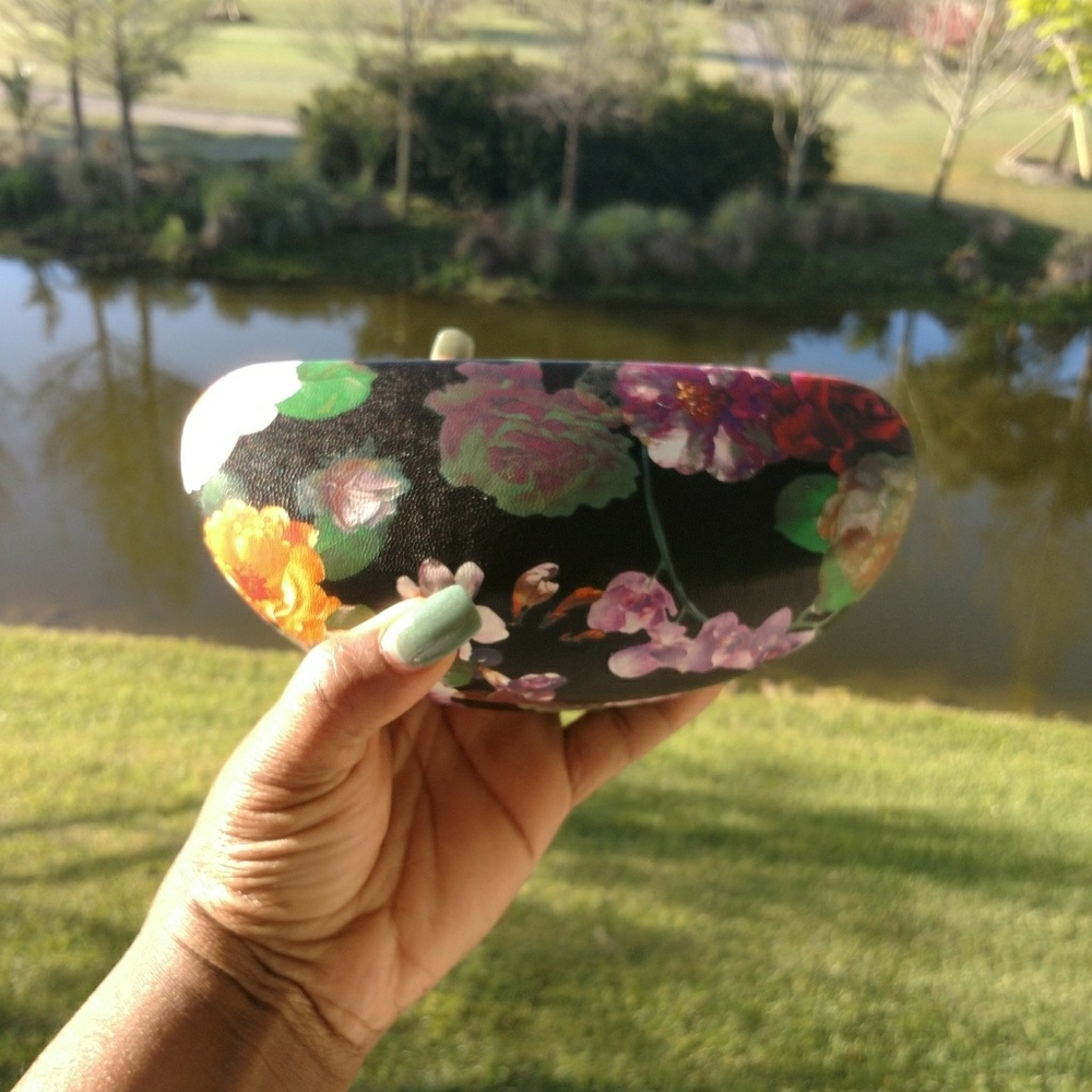 Floral Glasses Case